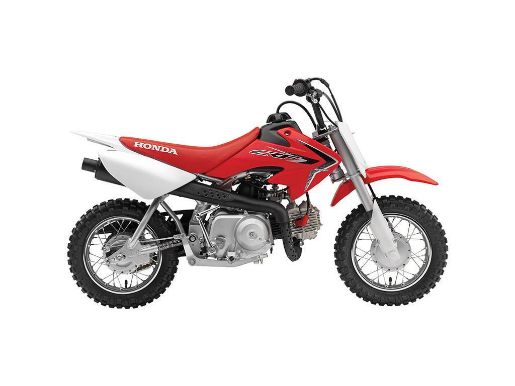 Красный Honda CRF 50 из мотопарка ZRT