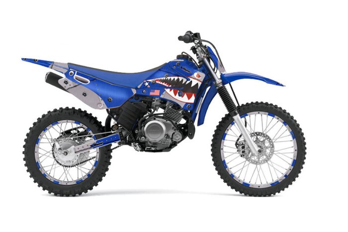 Синий Yamaha TTR 125 из мотопарка ZRT